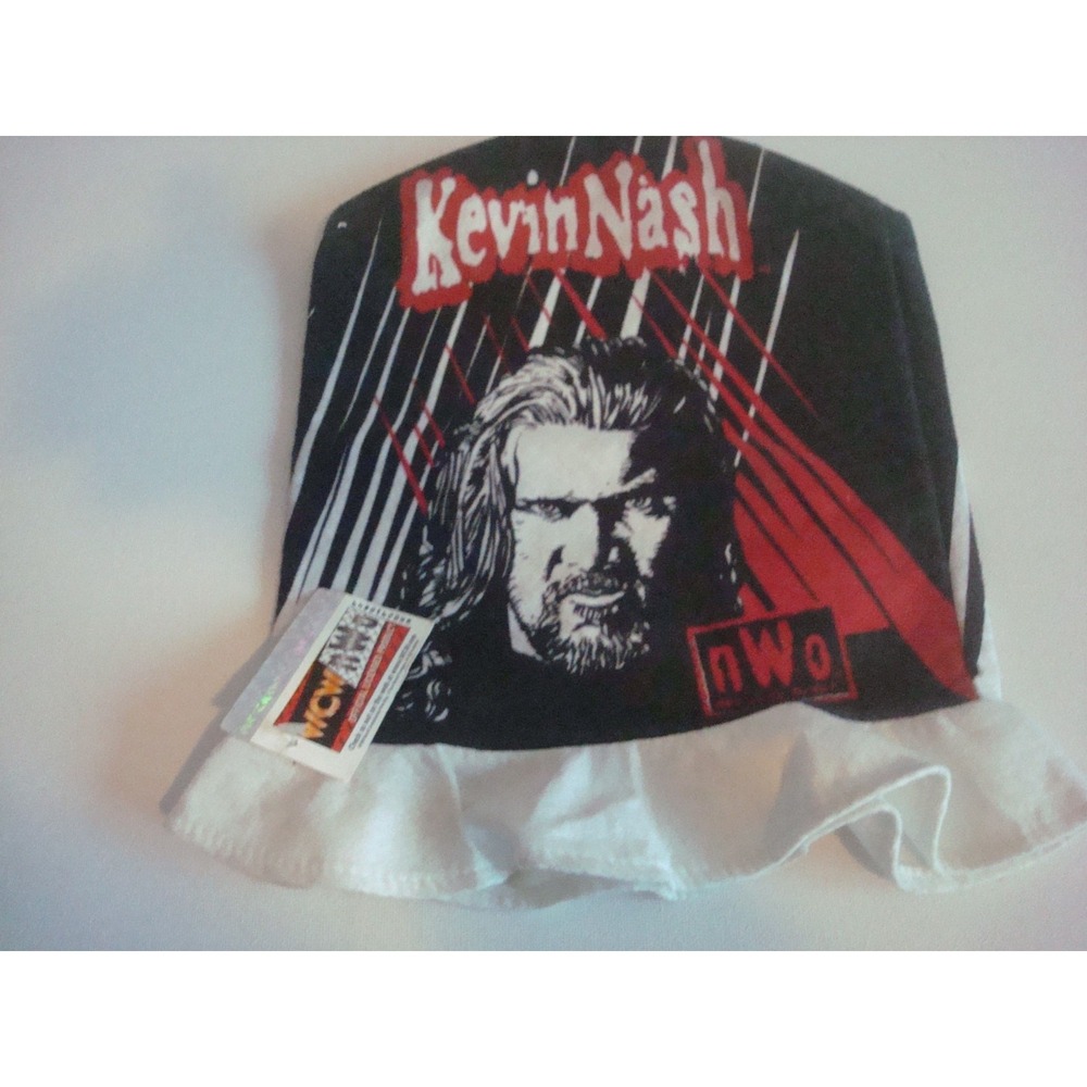KEVIN NASH WCW 90S STOVEPIPE FLOPPY BUCKET HAT CAP 00S Y2K VINTAGE G5
